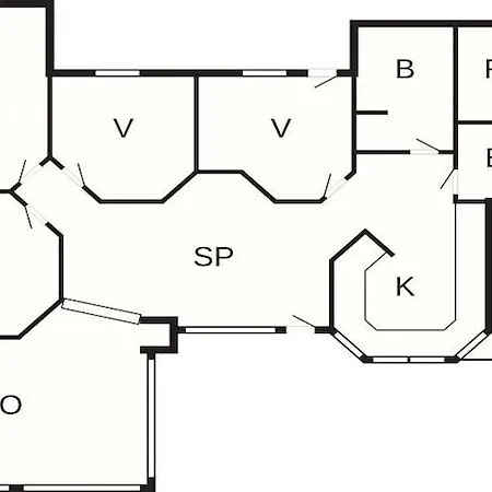 6 Person In Lb K 度假居 Ålbæk